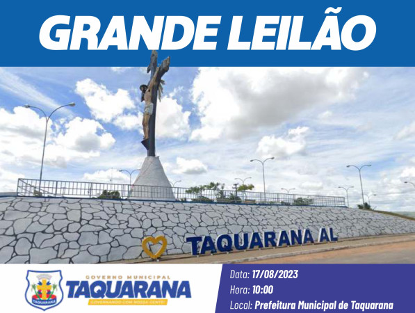 Grande Leilão Prefeitura Taquarana